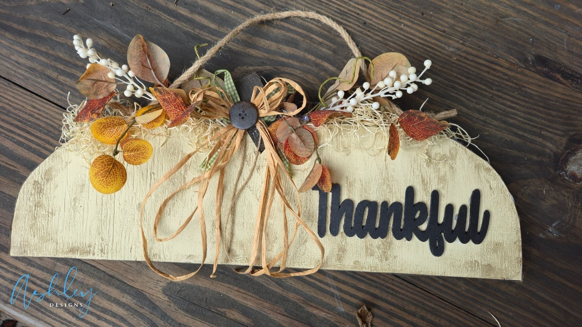 Fall-Inspired Pumpkin Door Hanger - Image 6