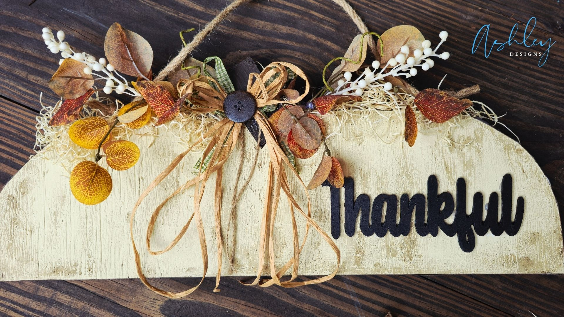 Fall-Inspired Pumpkin Door Hanger - Image 8