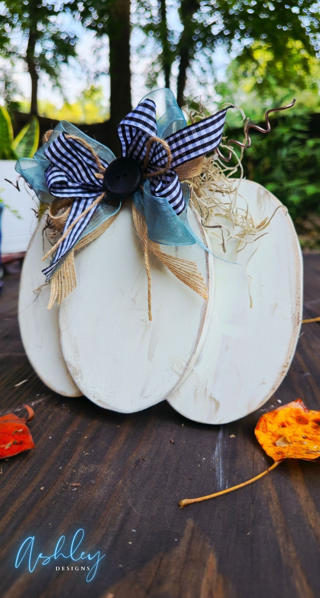 Chunky Wooden Pumpkin - Image 10