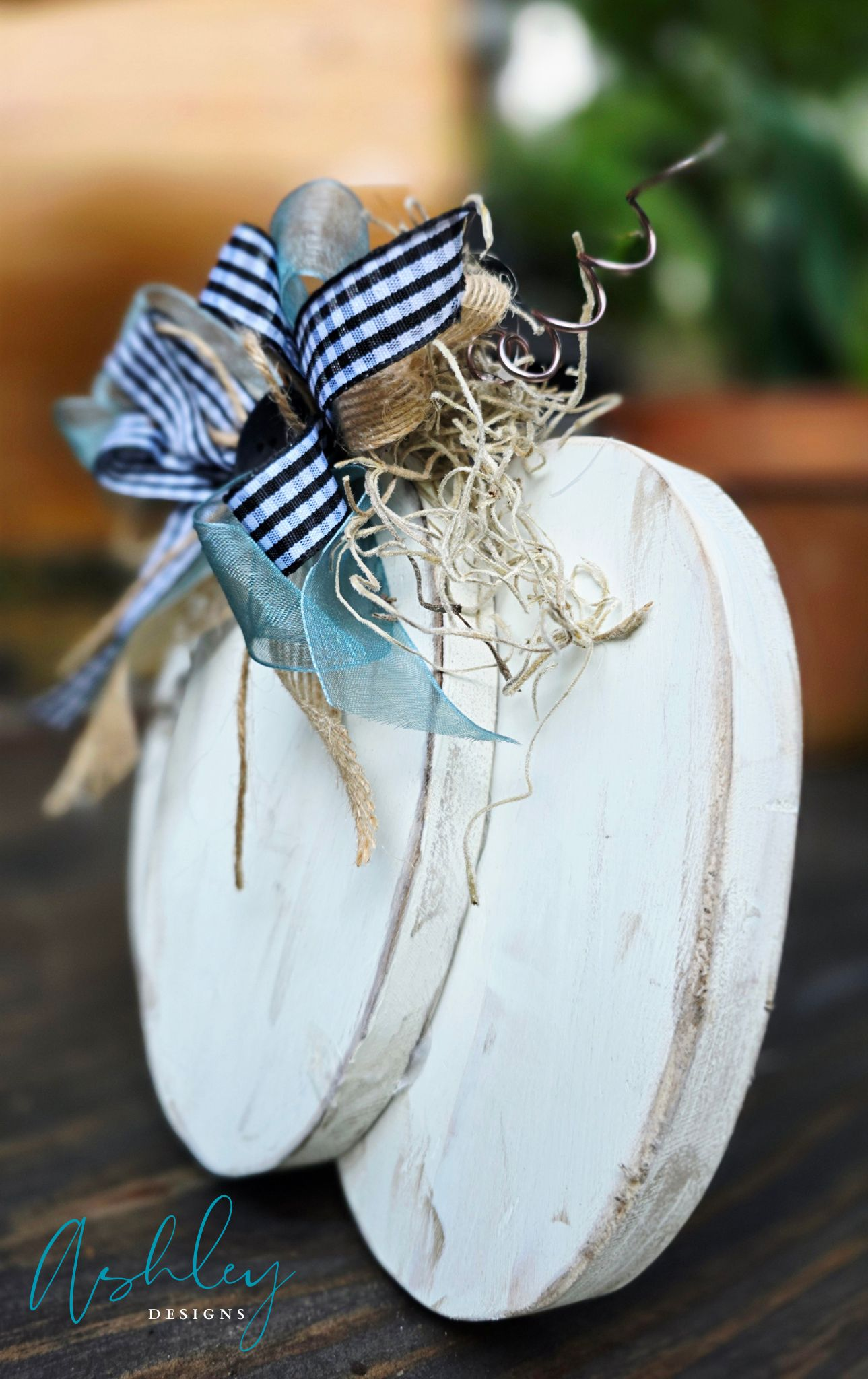 Chunky Wooden Pumpkin - Image 13