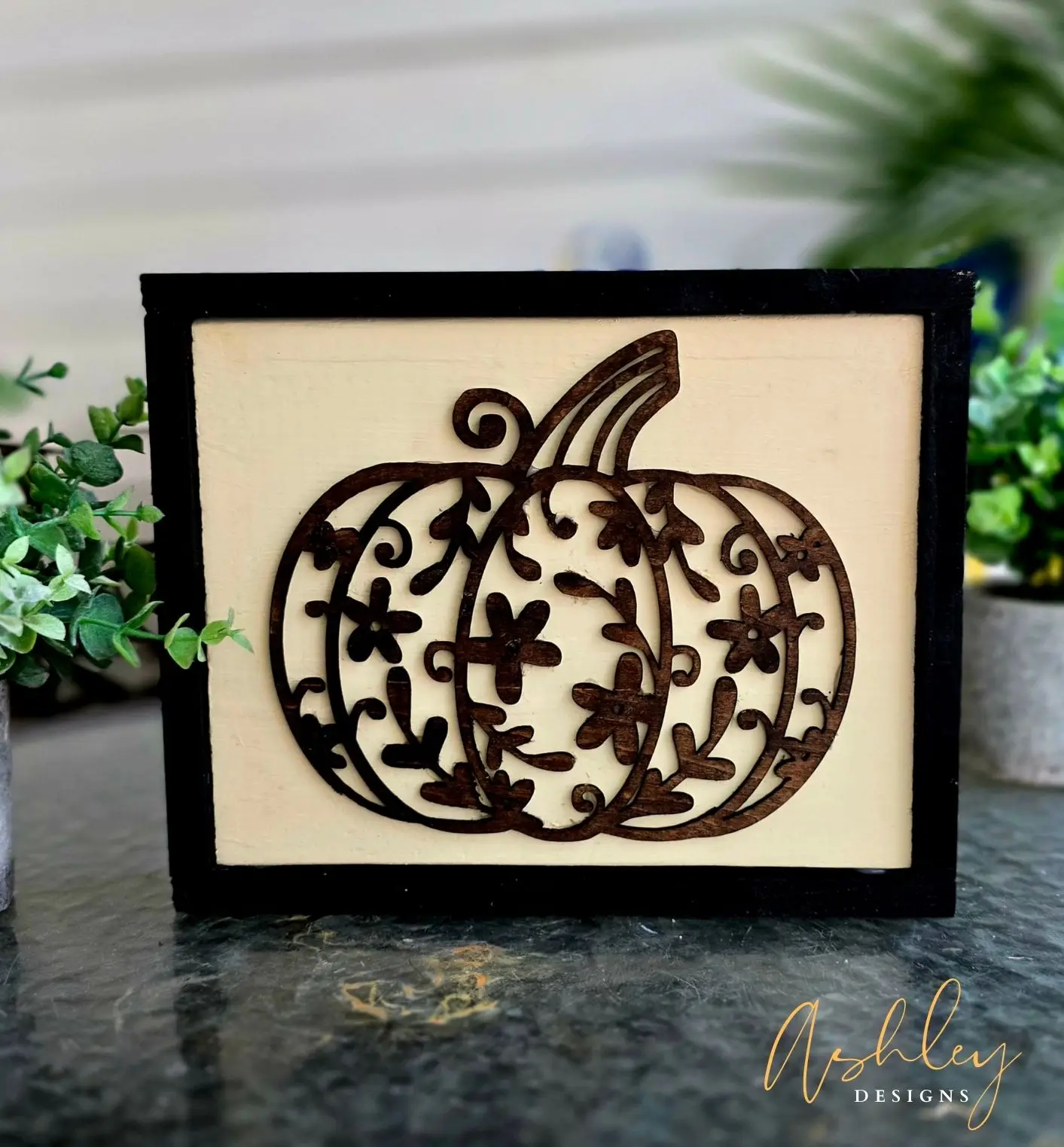 Floral Pumpkin