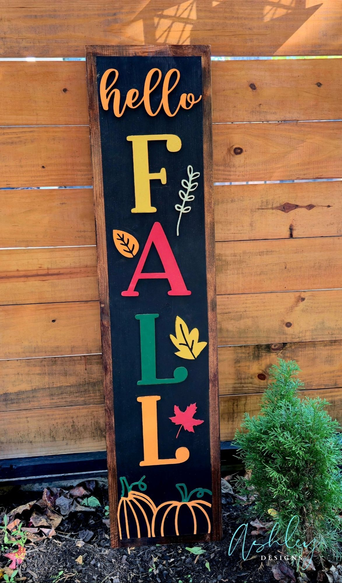 Hello Fall - Porch Sign