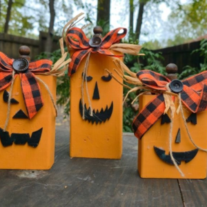 Pumpkin Face Trio