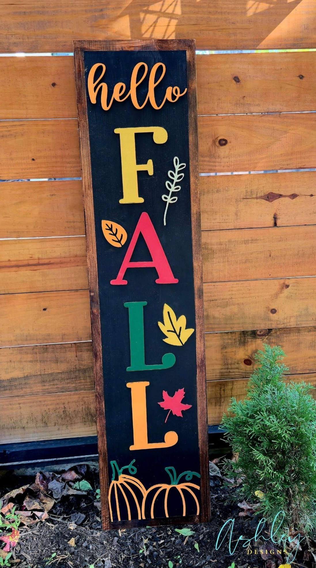 Hello Fall - Porch Sign - Image 4
