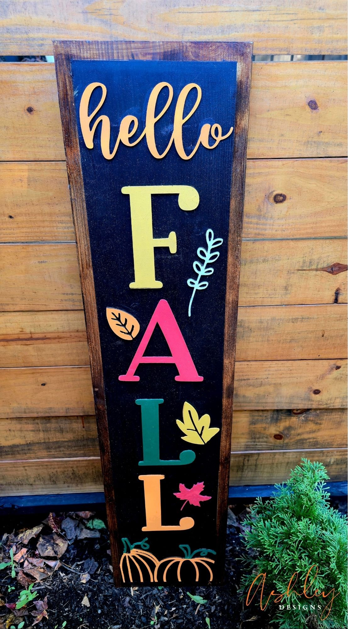 Hello Fall - Porch Sign - Image 2