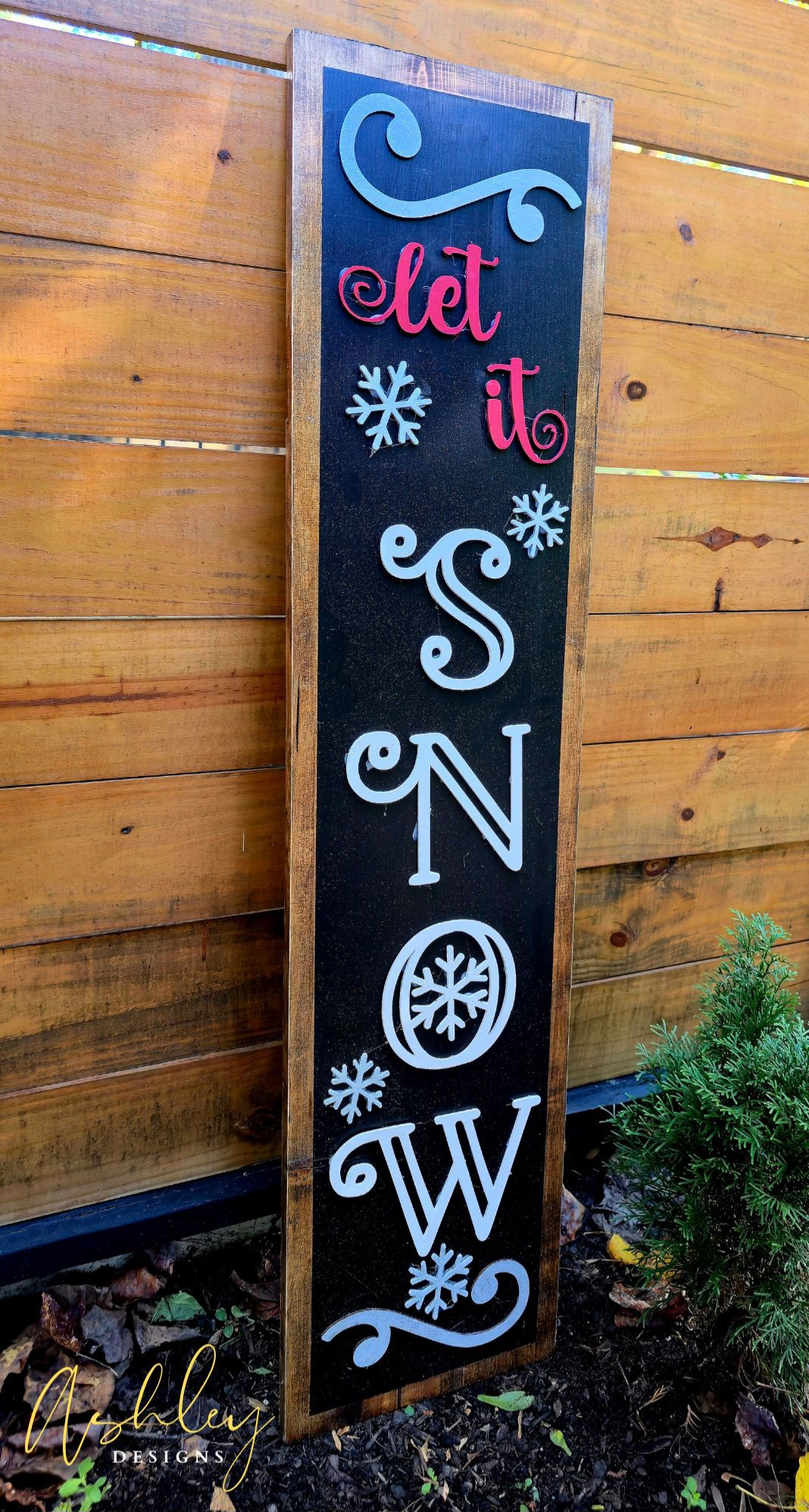 Let It Snow - Porch Sign - Image 2