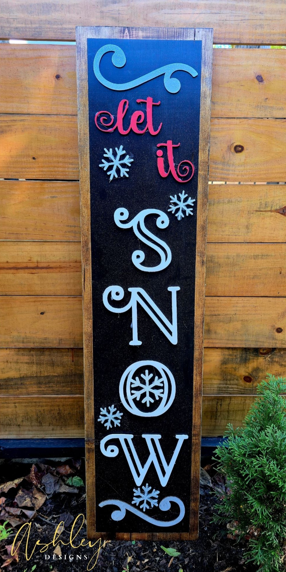 Let It Snow - Porch Sign - Image 5