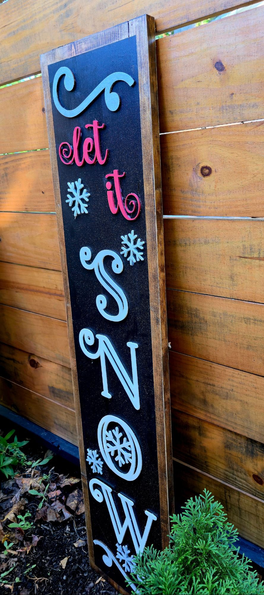 Let It Snow - Porch Sign - Image 10