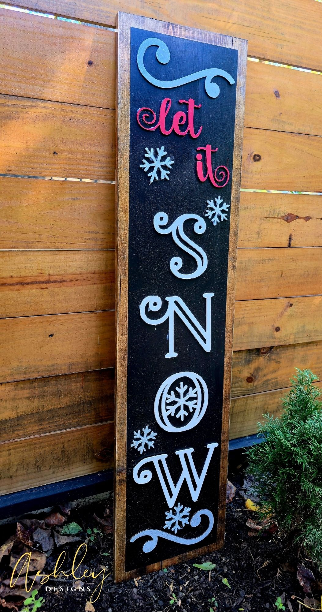 Let It Snow - Porch Sign - Image 8