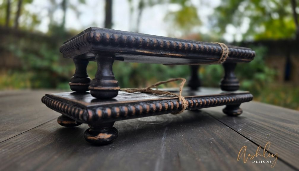 Farmhouse Beaded Wood Riser - Image 13
