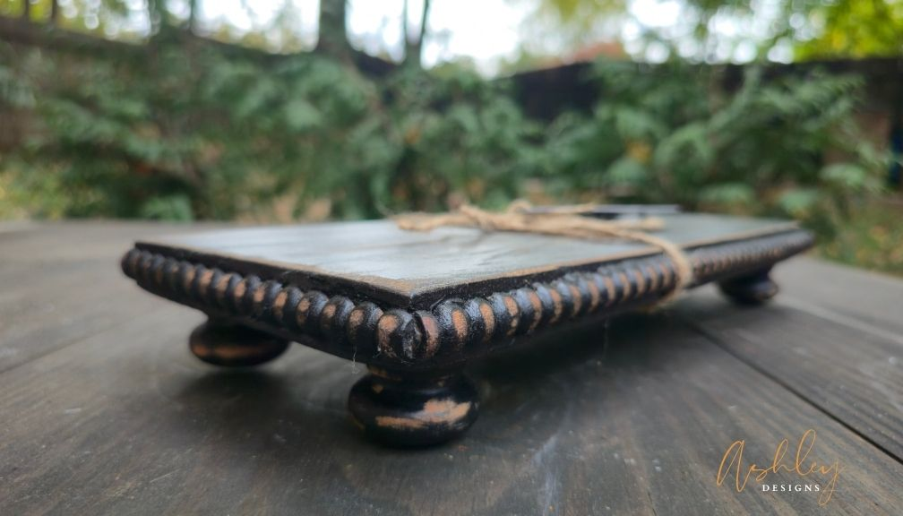 Farmhouse Beaded Wood Riser (Small) - Image 4