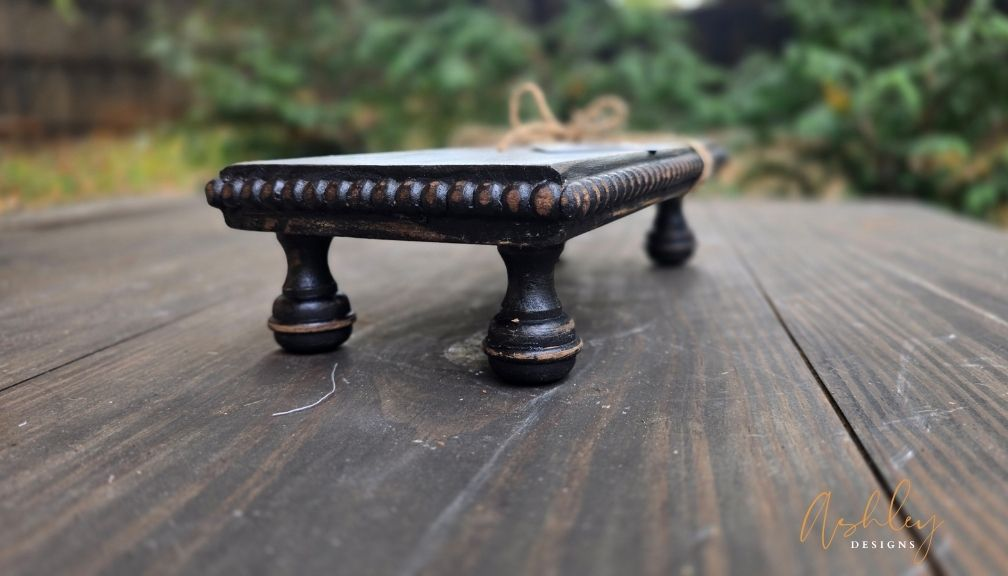 Farmhouse Beaded Wood Riser - Image 6