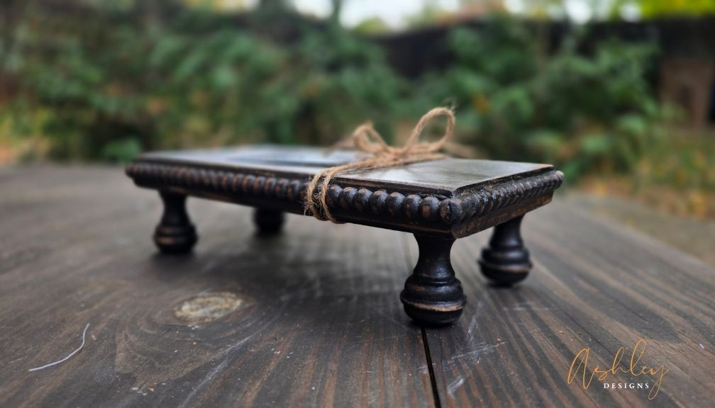 Farmhouse Beaded Wood Riser