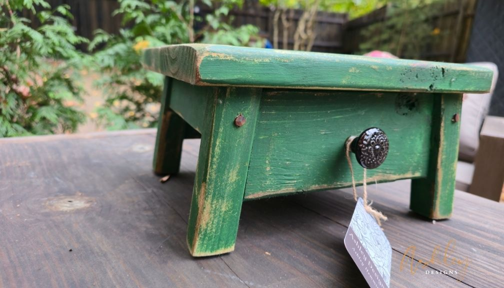 Chubby Stool - Vintage Green - Image 11