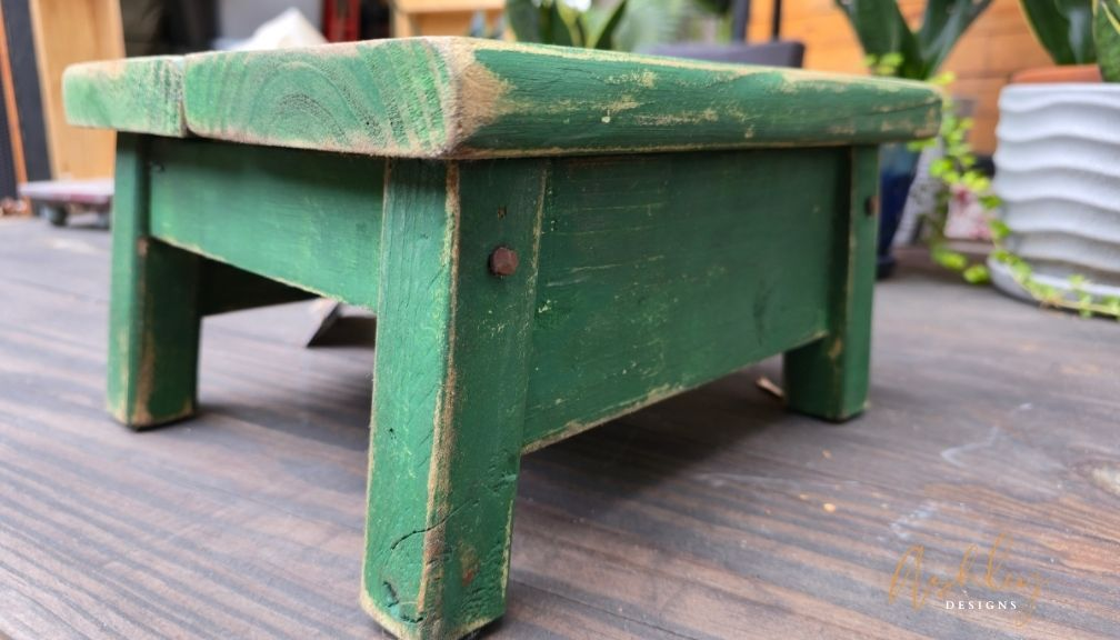 Chubby Stool - Vintage Green - Image 9