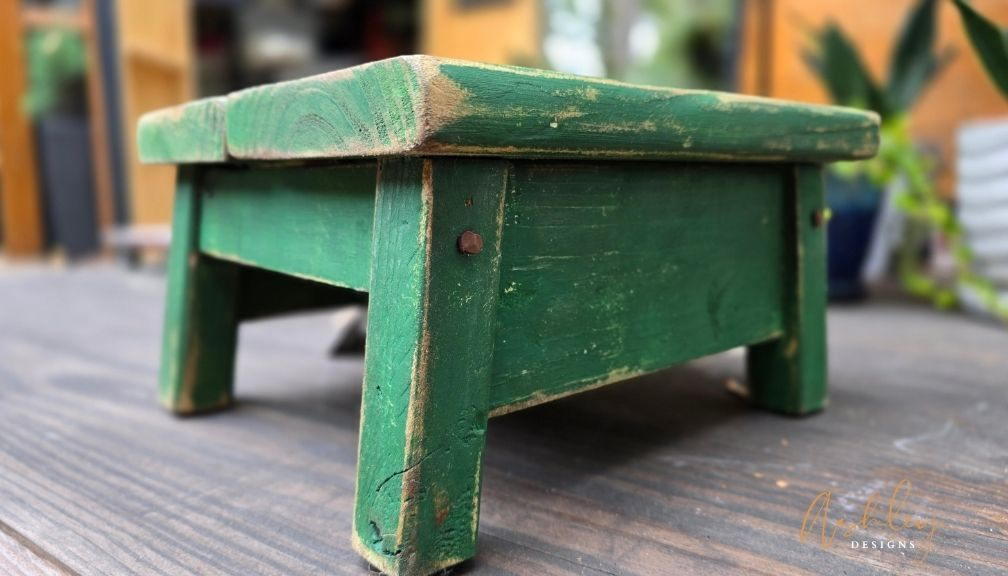 Chubby Stool - Vintage Green - Image 7
