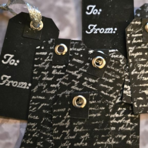 Chic Script: Vintage-Inspired Gift Tags