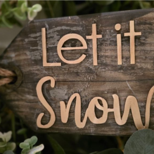 Industrial Farmhouse Wood Tag